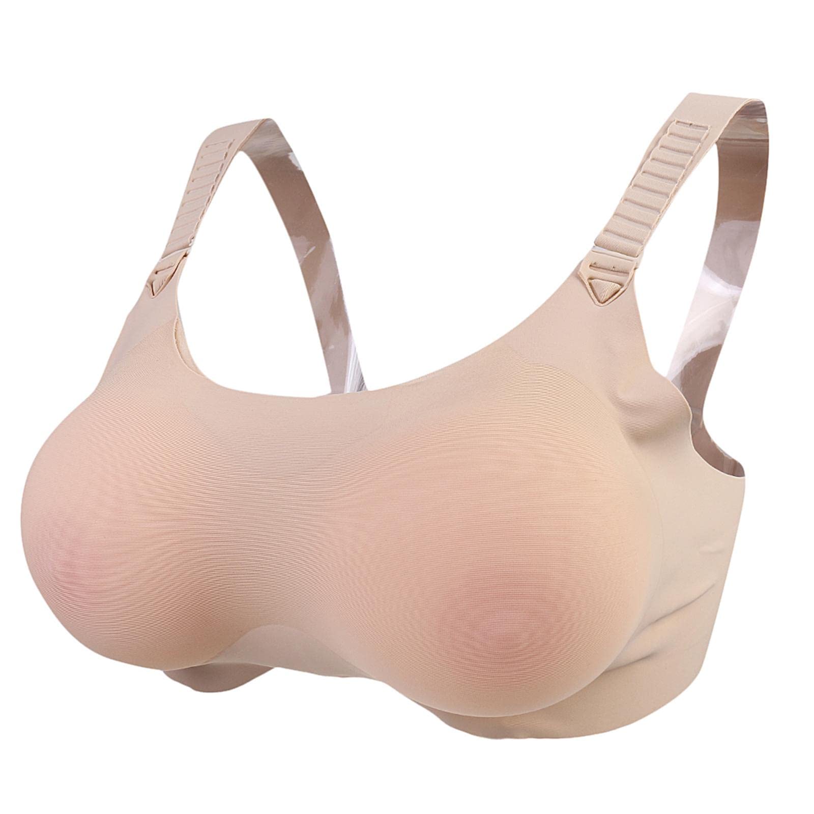 Crossdresser Pocket Bra Silicone Breast Form Mastectomy Bra 40/90 Skin Color-image-12