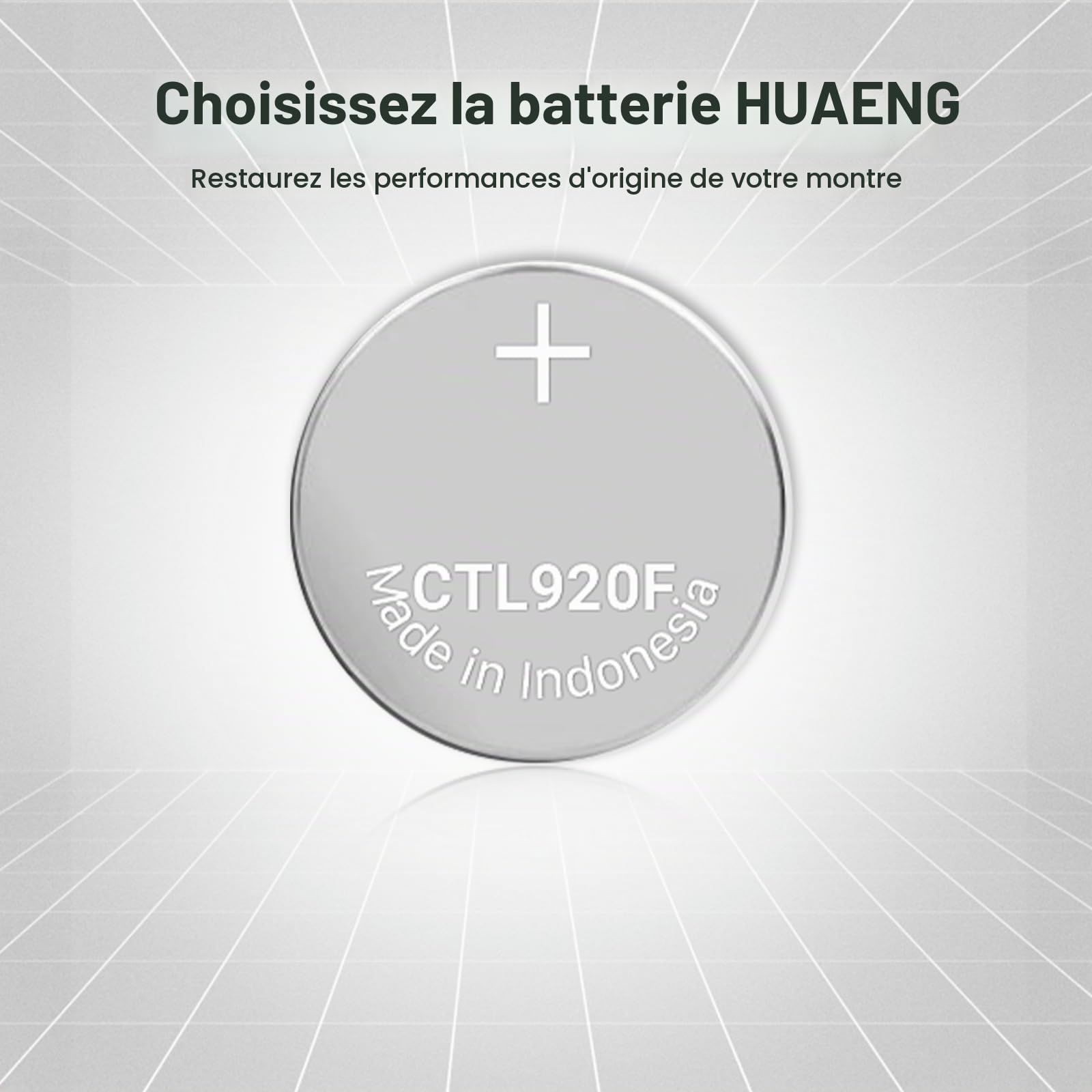 CTL920F Batterie solaire de rechange compatible avec Panasonic CTL920F Batterie solaire de montre Casio