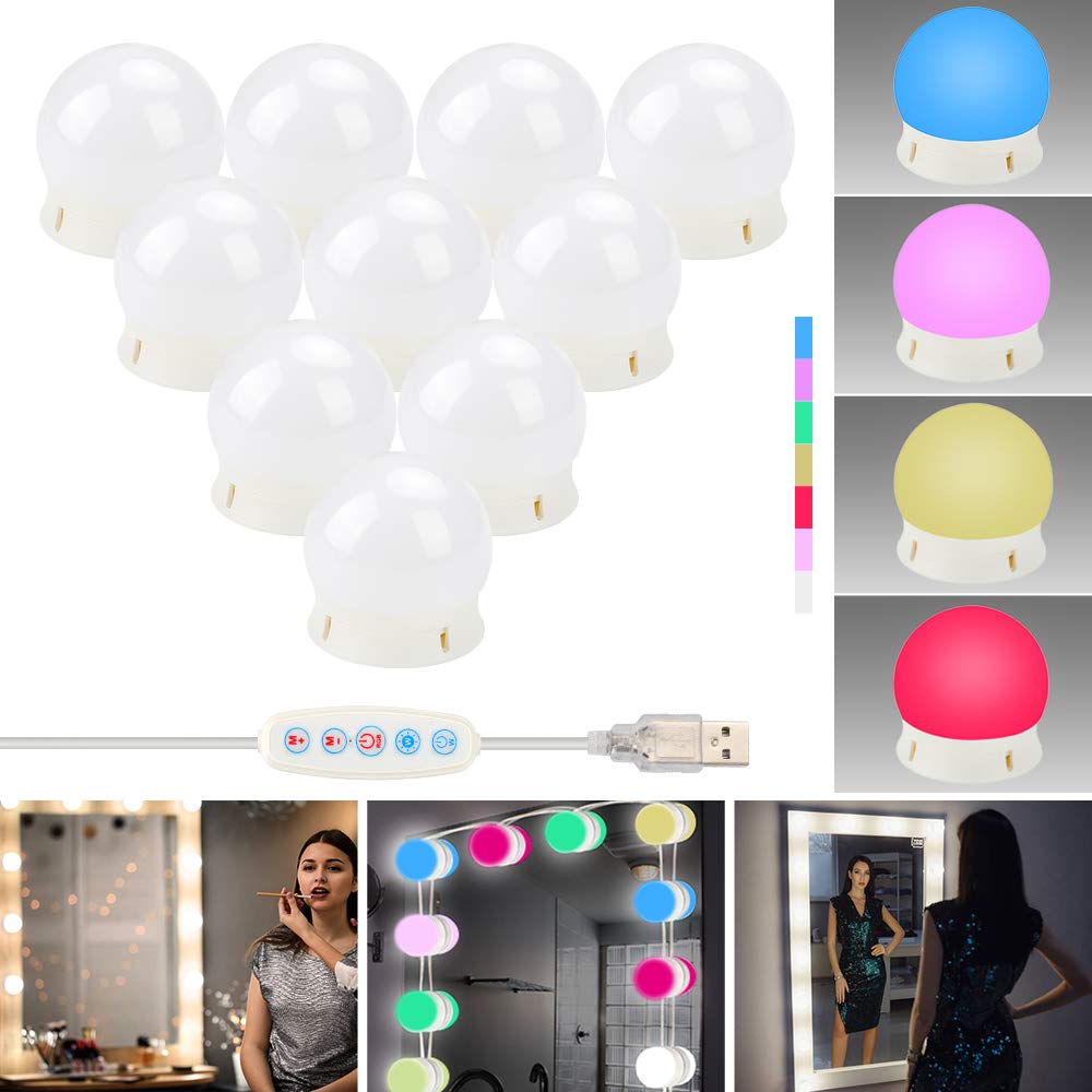 Buy ZHENREN Vanity Mirror Lights with USB Port, Make Up LED Mirror