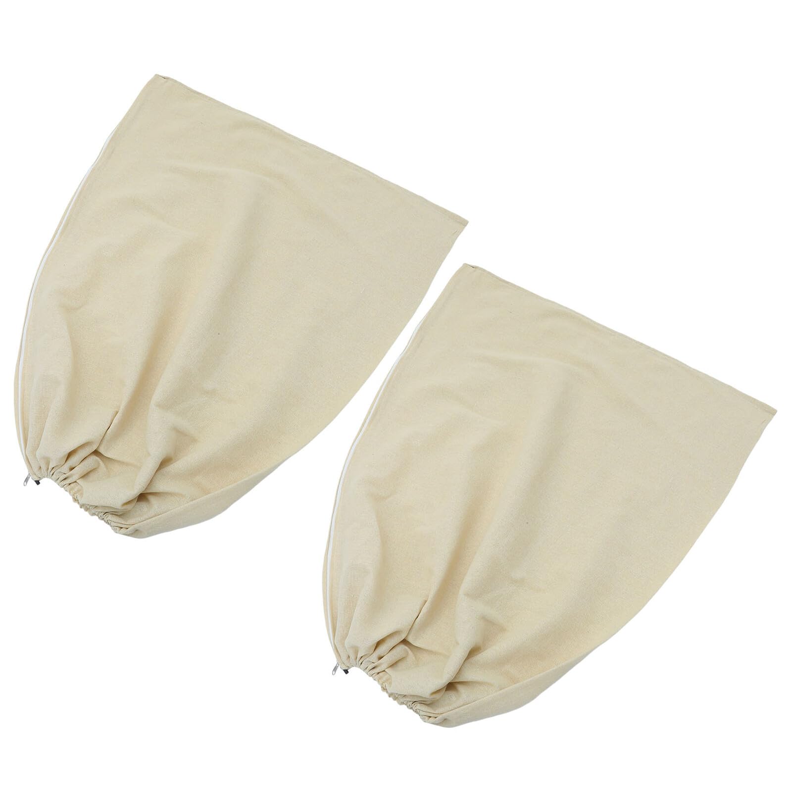 Copertura per Piante in Juta 2 Pezzi Beige per Esterno | 39, 3x31, 44 Pollici, Riutilizzabile e Facile da Installare, per Vasi e Piccoli Alberi in Clima Freddo