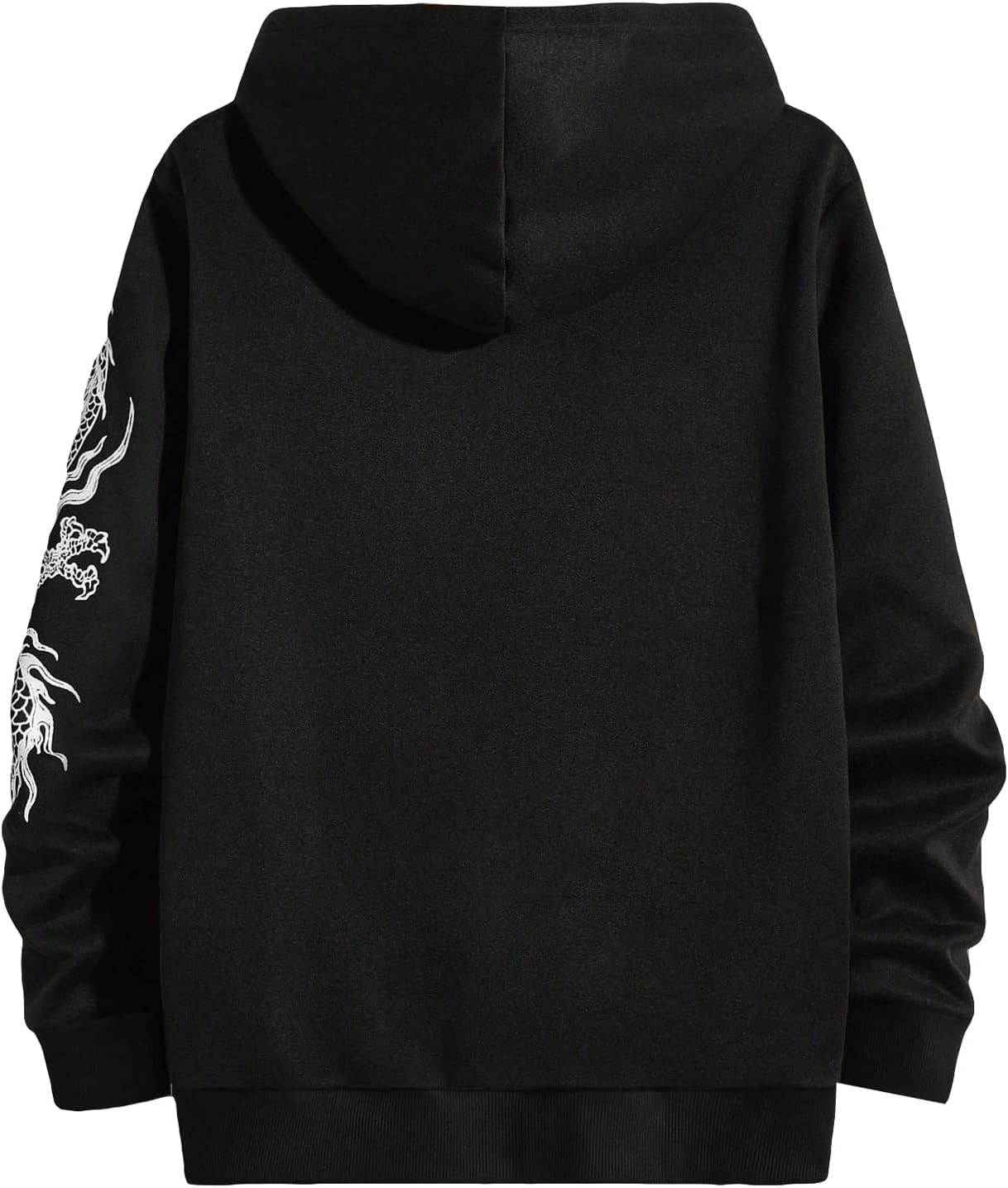 Floerns Men's Letter Graphic Print Lightweight Hoodies Long Sleeve Drawstring Pullover Sweatshirts with Pockets - Image 2