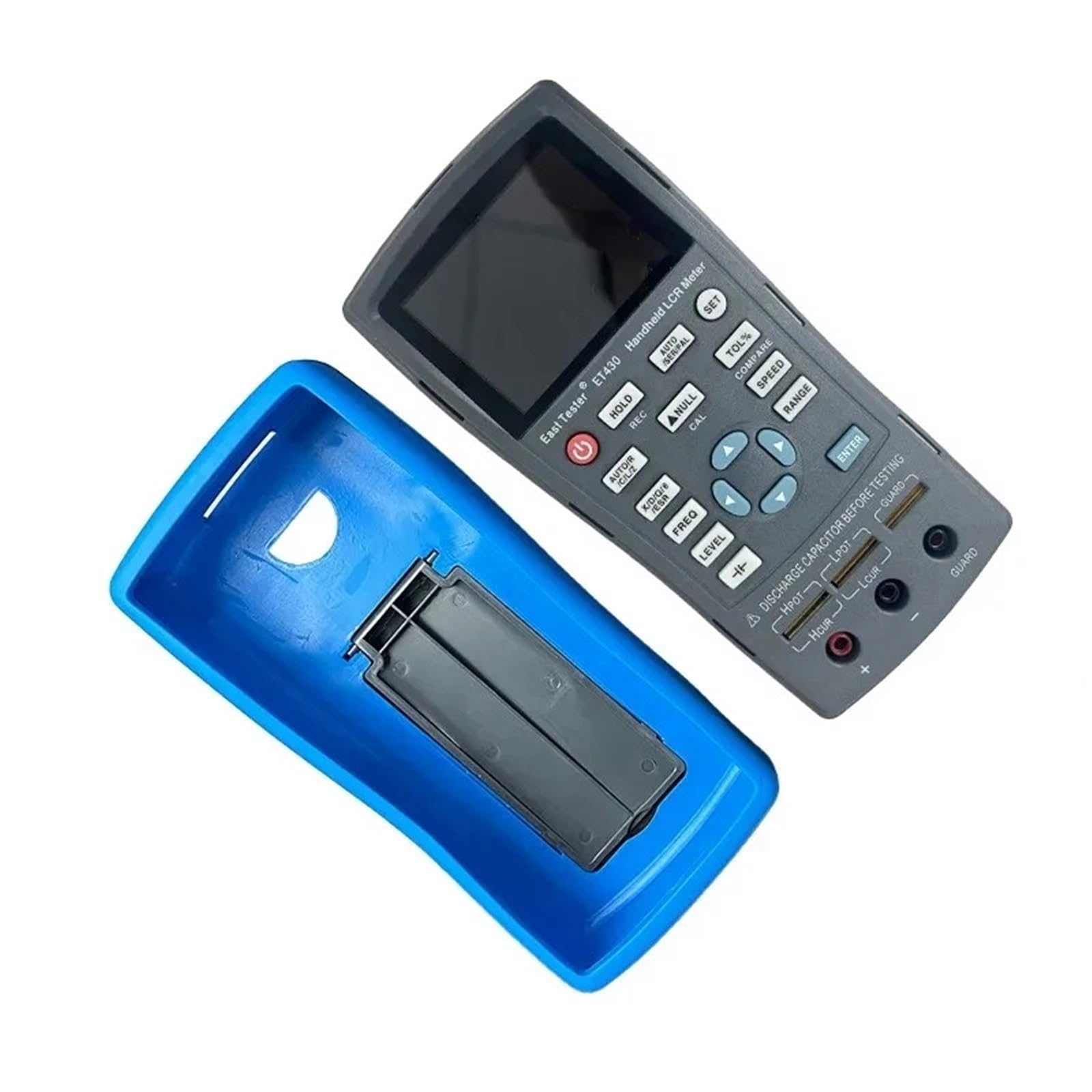 Medidor LCR, Medidor de resistencia digital LCR ET43 USB mano alta precisión con pantalla for prueba capacitancia, inductancia y(1)