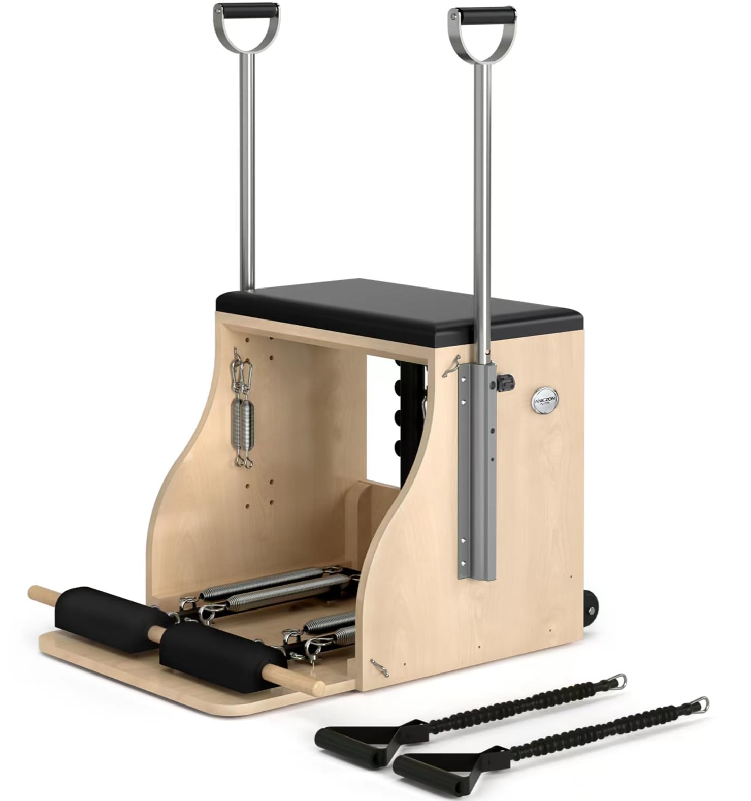 STSERT ZONE Pilates Chair, Split-Pedal Stability Combo Chair with Handles, Wunda Chair Pilates Machines for Home Use and Studio, 100% Pre Assembled