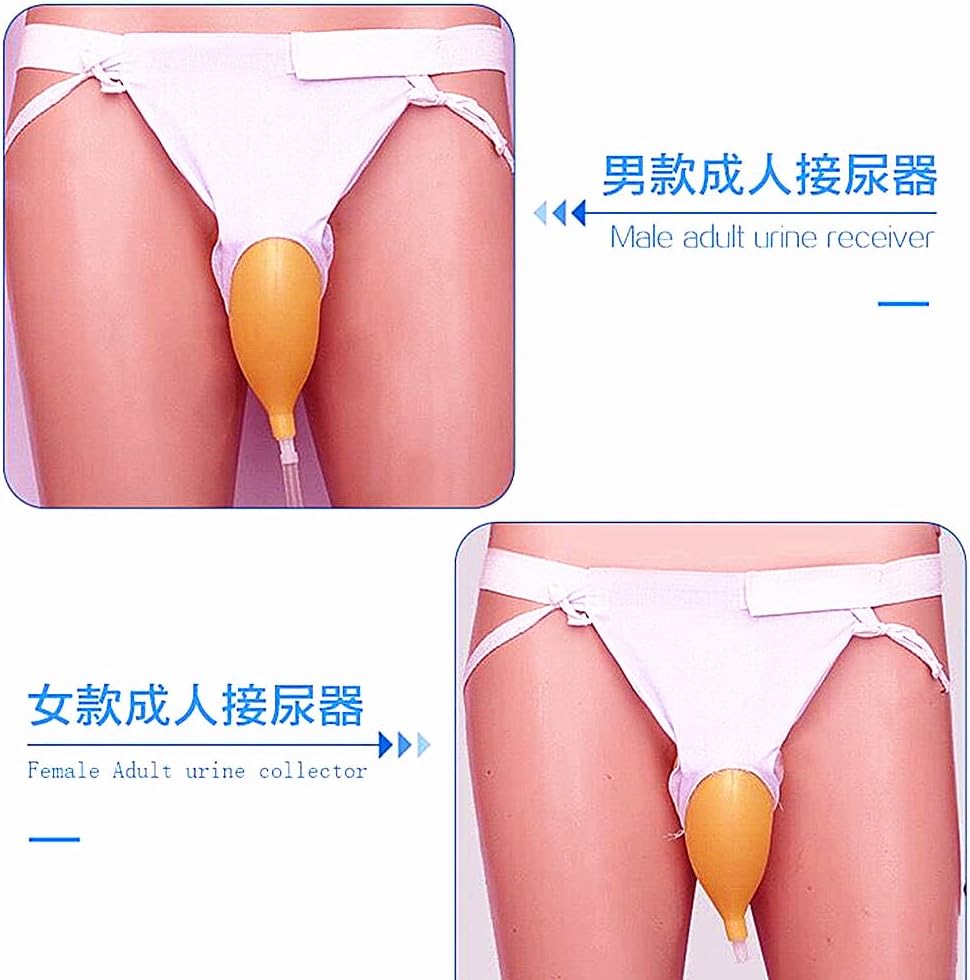 Cy trendy McGuire Style Reuseable Male Urinal Pee Holder Bag Test Bladder Aid Bathroom XT for Urinary Incontinen Daily Care (2 Set) : Health & Household