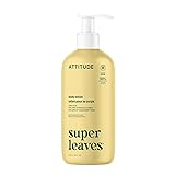 ATTITUDE Body Lotion, EWG Verified, Vegan & Cruelty-Free, Hydrating Moisturizer for Dry Skin, Non-Greasy Skin Care, Earl Grey & Fresh Cucumber Scent, 16 Fl Oz Earl Grey & Fresh Cucumber 16 Fl Oz (Pack of 1)