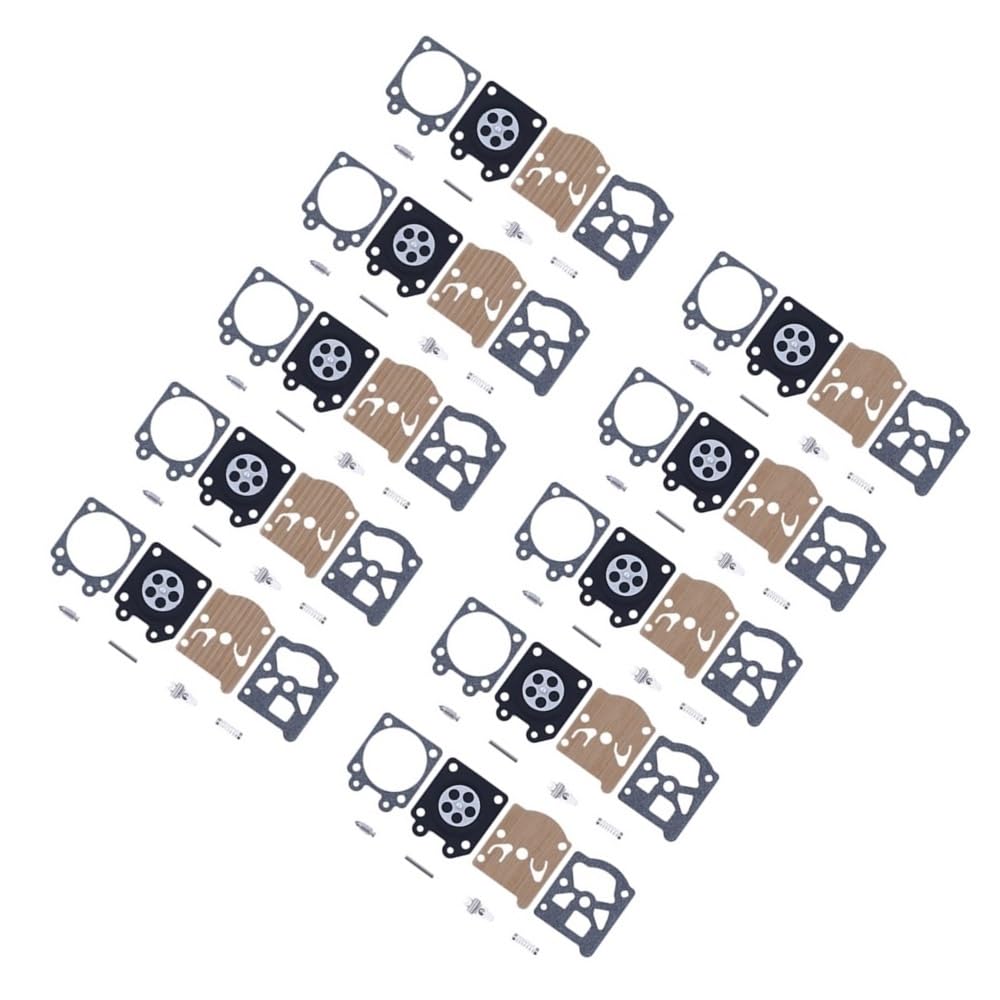 Kit de réparation de carburateur pour MS210 MS230 MS250 et 021 023 025 - Lot de 10