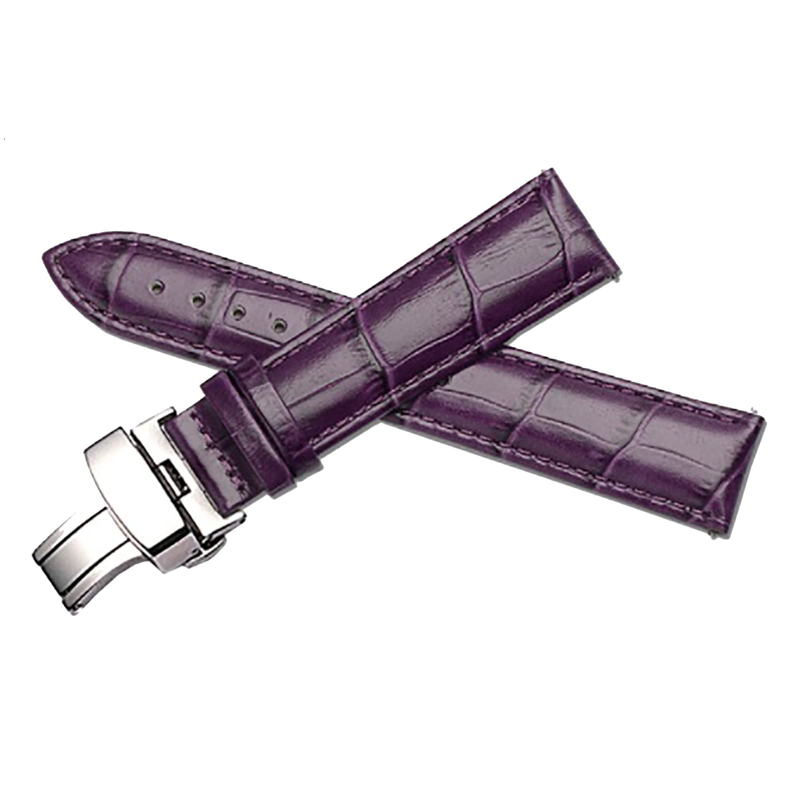 Bracelet de montre en cuir vintage rétro interchangeable et sangle de remplacement - 7