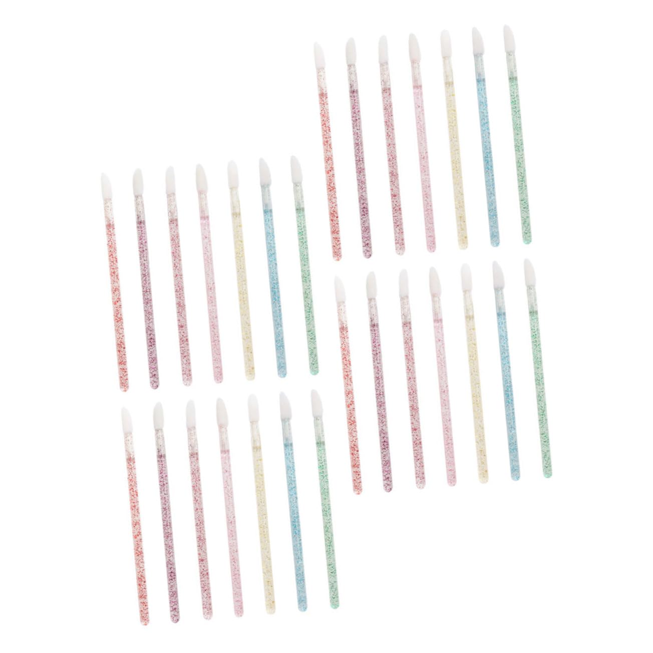 DECOMELODY Disposal Makeup Brush Kit 350pcs Lip Brush Applicators for Travel Professional Use