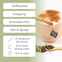 Vista 3 de Masala Chai orgánico - Bolsa de 2 oz (aproximadamente 30 porciones) Full Leaf Tea Co.