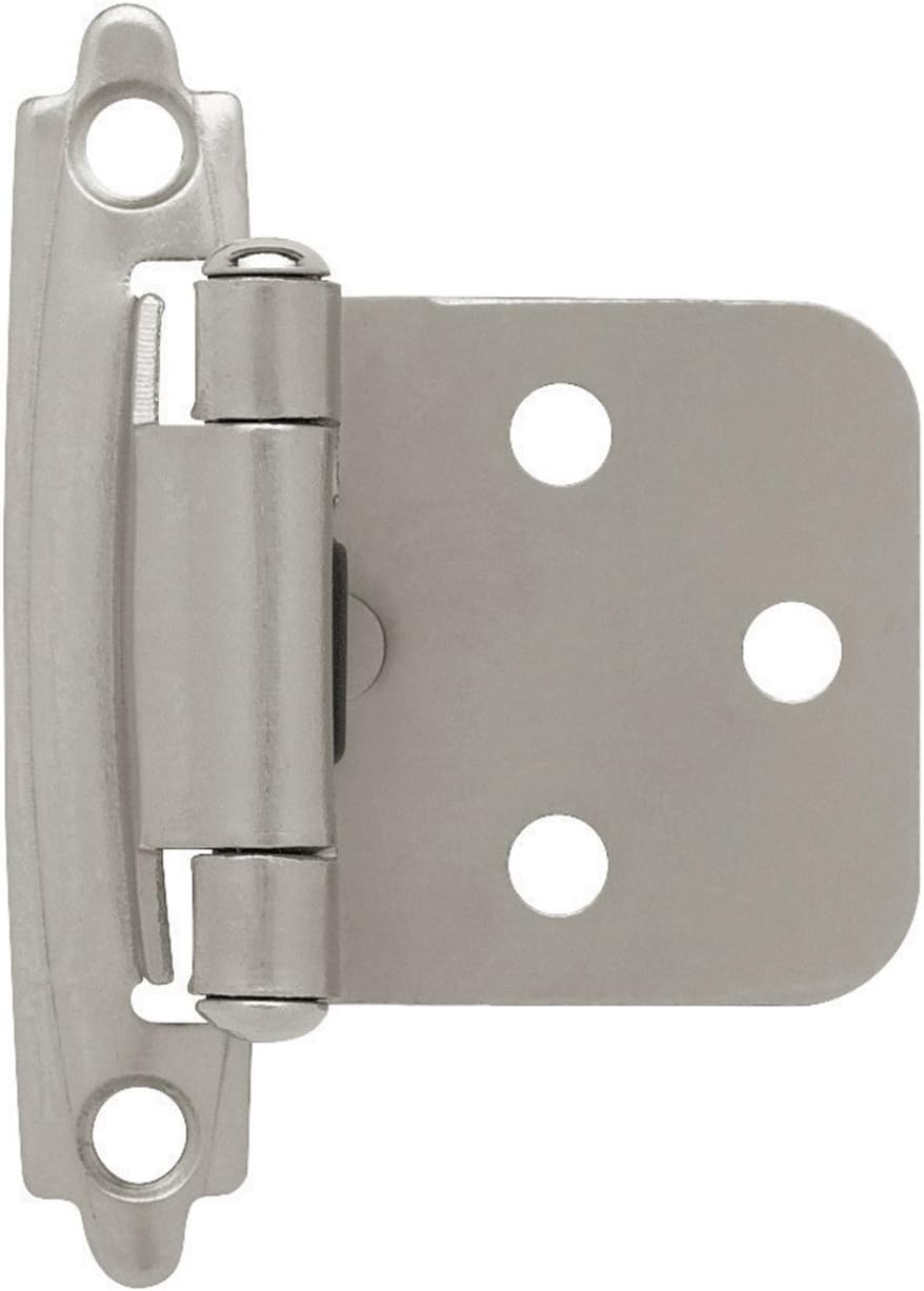 Liberty H0103BL-SN-U1 Self-Closing Overlay Hinge, 10-Pack