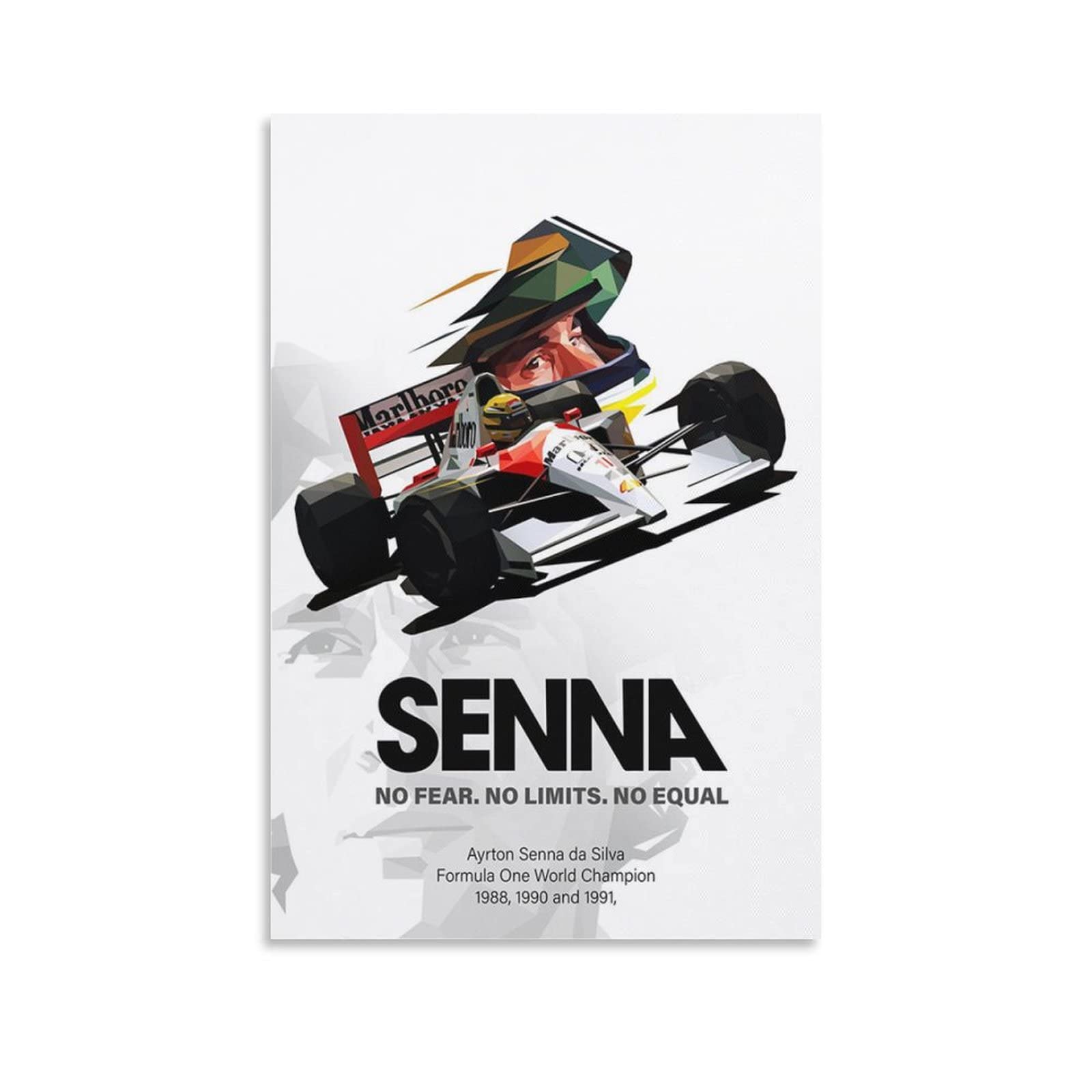 DSGDSF Ayrton Senna Pelicula Poster Decorative Painting Canvas Wall Art Living Room Posters Bedroom Painting 08x12inch(20x30cm)