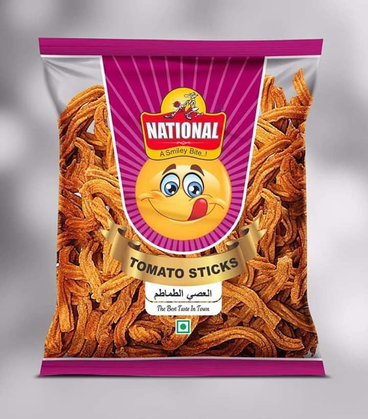 NATIONAL-A Smiley Bite Party Snack Tomato Sticks | Healthy Snack Ready to Eat Sweet,Hot & Spicy (Pack Of 5) 180 Grams Each Pack - Image 4 thumbnail