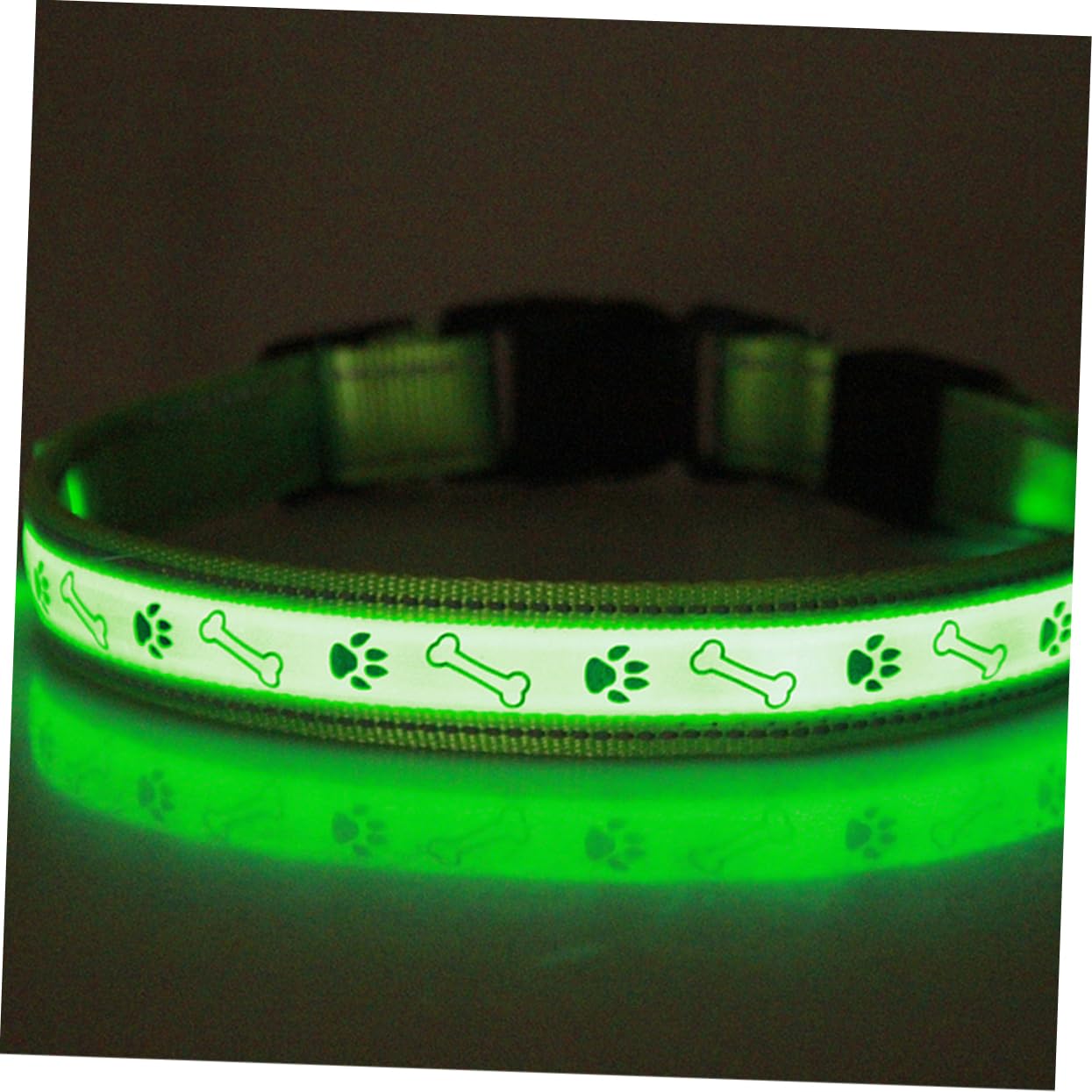 Angoily 2pezzi Collare Led Ricaricabile Per Cani Con Design Luminoso Taglia e Visibile Al Buio Sicurezza Notturna Per Passeggiate e Avventure All Aperto