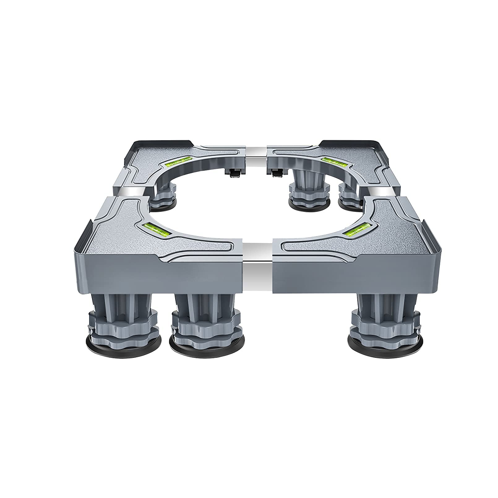 BAFAFA Lavadora Base Multifuncional Secadora Ajustable Refrigerador Soporte Base Largo/Ancho 42-65cm Lavavajillas Stent Planta Contenedor Piso Bandejas Altura 9-12cm (Size : 12Legs) (8Legs)