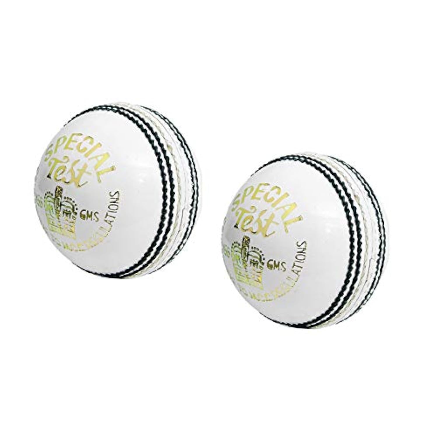 CW Special Test Leather Cricket Ball White Cricket Leather Ball 4 Part Cricket Ball Seasoned Cork Inner Ball Match Quality Practice Cricket Balls Pack of 2 (B079K538WS) Amazon Price History, Amazon Price Tracker
