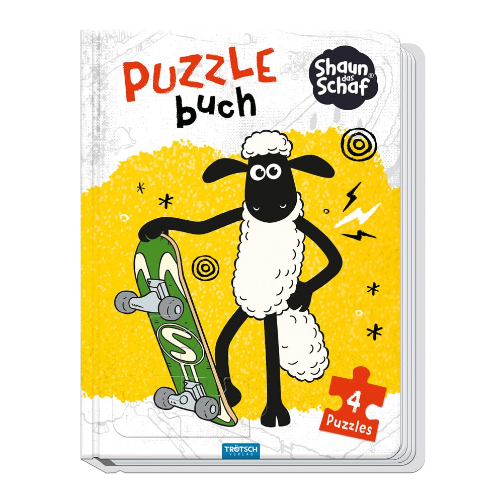 Trötsch Shaun das Schaf Puzzlebuch: Kinderbuch Beschäftigungsbuch Entdeckerbuch Puzzlebuch Kinderbuch