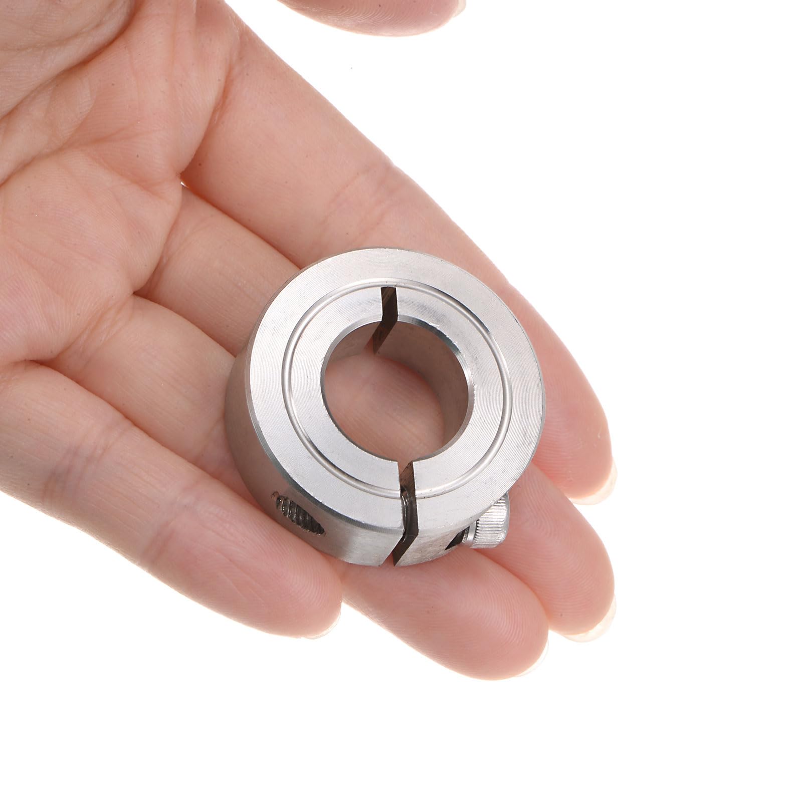 4 Pcs 1/4inch Single Split Clamp-on Shaft Collars Aluminum Clamping Collar Shaft Collars,0 - View #11