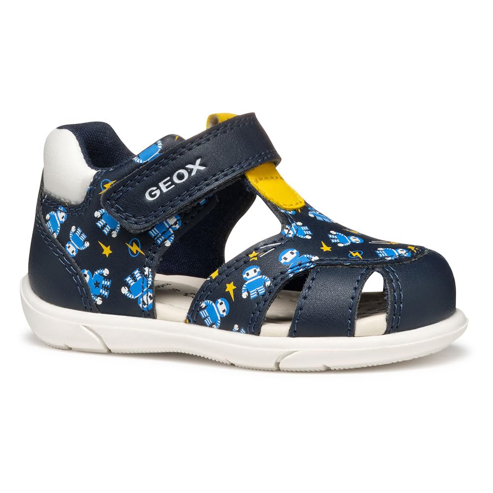 Geox B Sandal Zapito Boy - Sandalo Baby - Jungen, Navy/Ochre,-image