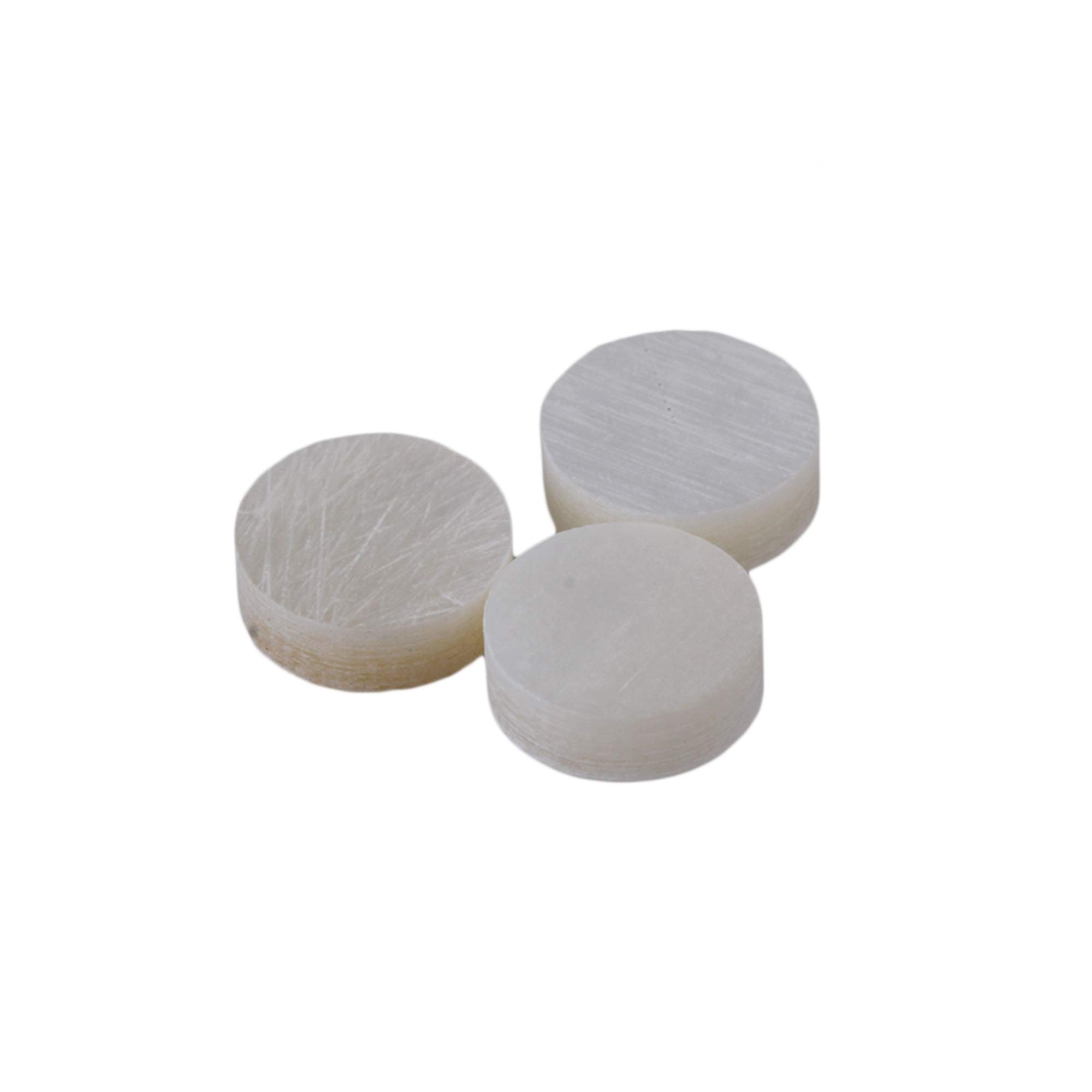 Yibuy 300 piezas de 6 mm blanco nácar traste para guitarra con incrustaciones de puntos