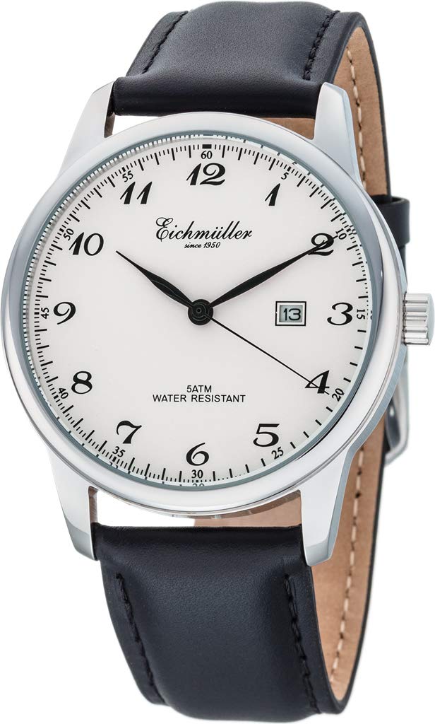 Eichmüller Herrenuhr Edelstahl 42 mm
