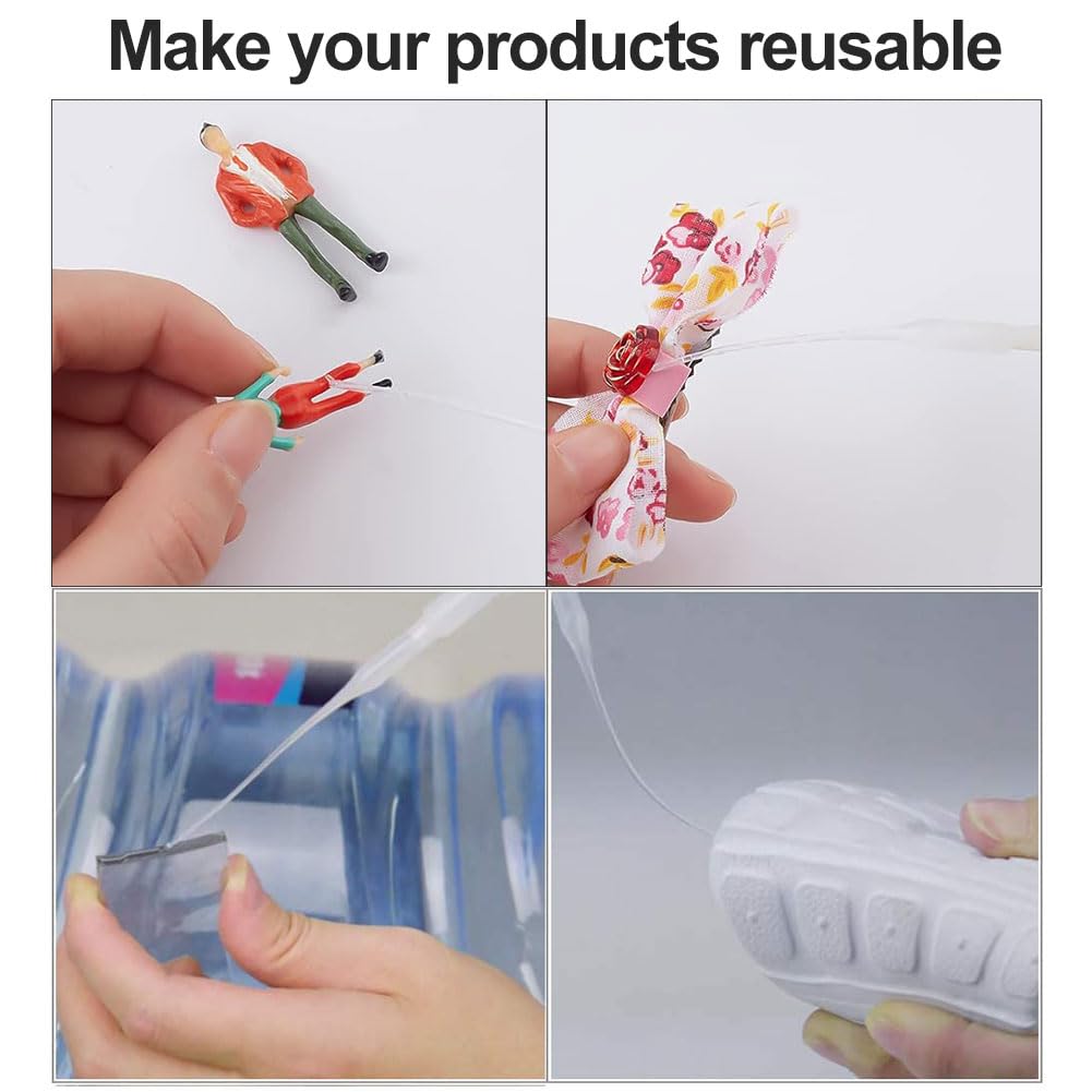 Mikrokońcówek Kleju,200 szt.Końcówki do kleju,Końcówki do kleju,Mikro Końcówki Dozujące do Plastikowego Kleju,Przedłużacze Precyzyjnego Aplikatora Kleju,Końcówki Dozujące Do Laboratoriów