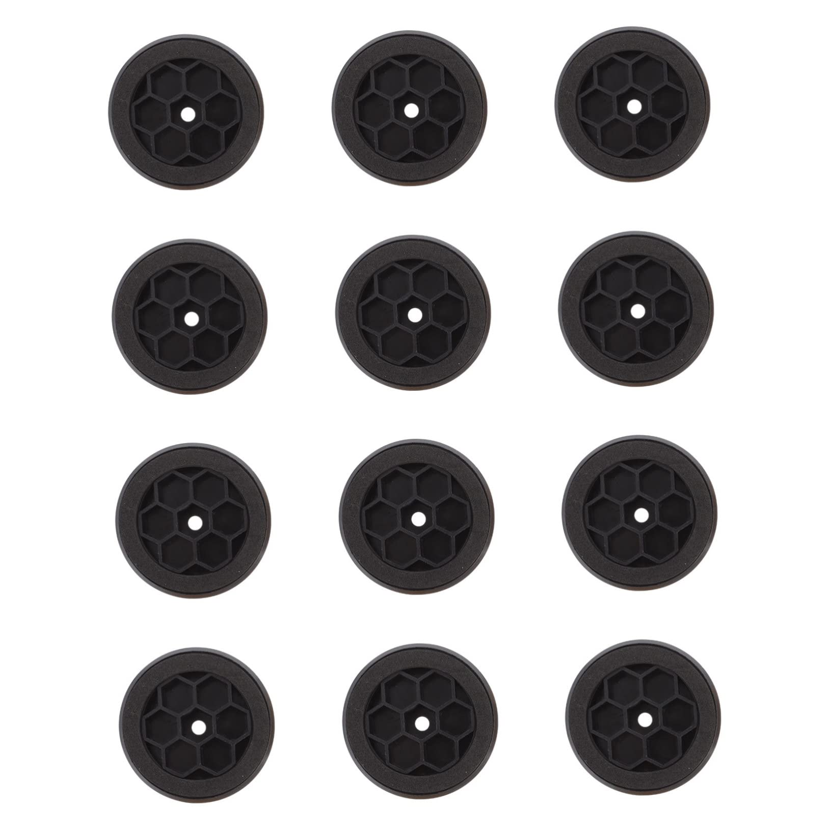 BRIGHTFUFU Speaker Pads Kit 12pc Amplifier Foot Suspension Feet Vibration Absorbing