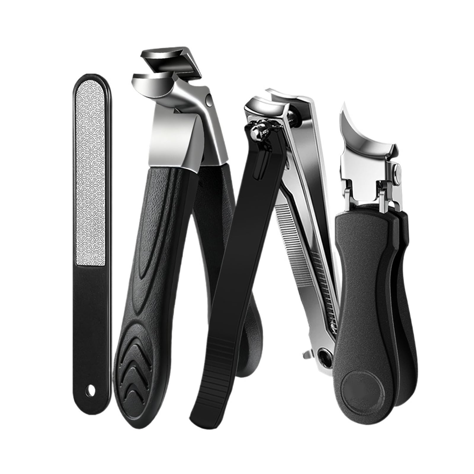 Set tagliaunghie - Strumenti for tagliare le unghie spesse | Strumenti multipli for il lavoro quotidiano di taglio delle unghie(Set4)