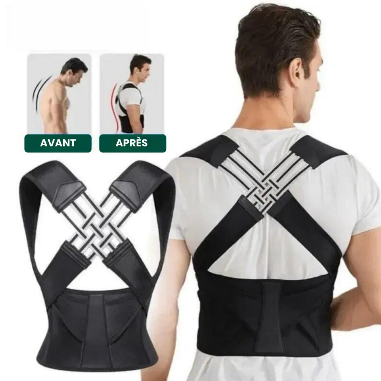 OALYGEI Ceinture Bruvella Dorsale Soulage les douleurs dorsales et améliore la posture,Correcteur de Posture Ajustable (rose, S(55-90KG))