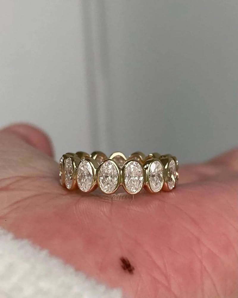 Amazon.com: Phoenixjewel 2 Ct Oval Cut Diamond Delicate