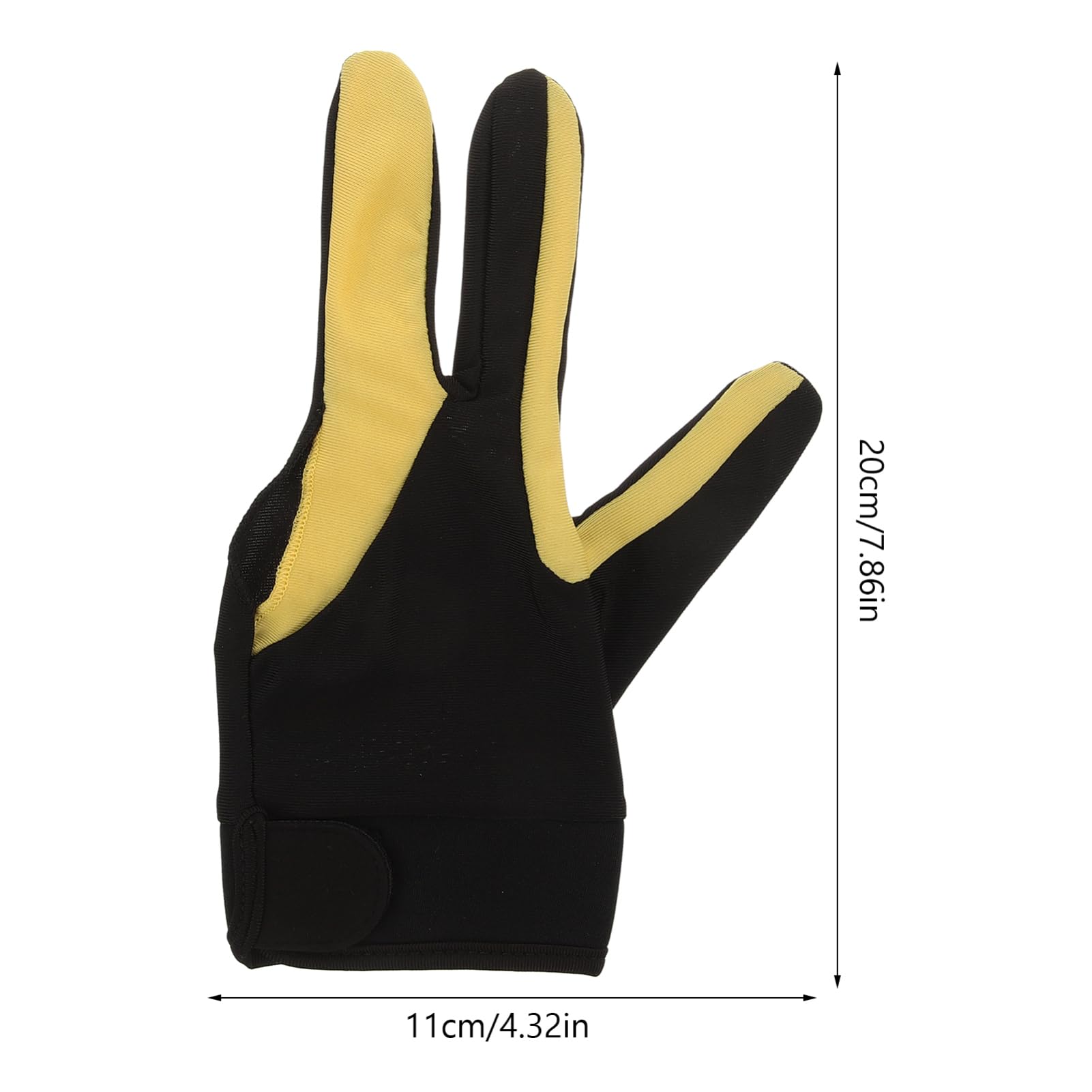 Abaodam Breathable Nonskid Billiards Glove for Left Hand Stretchable Three Finger Design for Snooker and Pool Players Comfortable Glove for Enhanced Performance