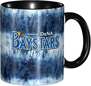 マグカップ コップ 330ml 横浜denaベイスターズ コーヒーカップ 水/牛乳/お茶/コーヒードリングなど飲み物 陶器 友達/家族へのギフト 電子レンジ対応