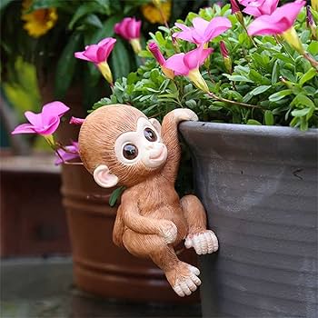 インテリア 置物  キャンドル サル Amazon｜Frcolor 樹脂製モンキーキャンドルホルダー home decor