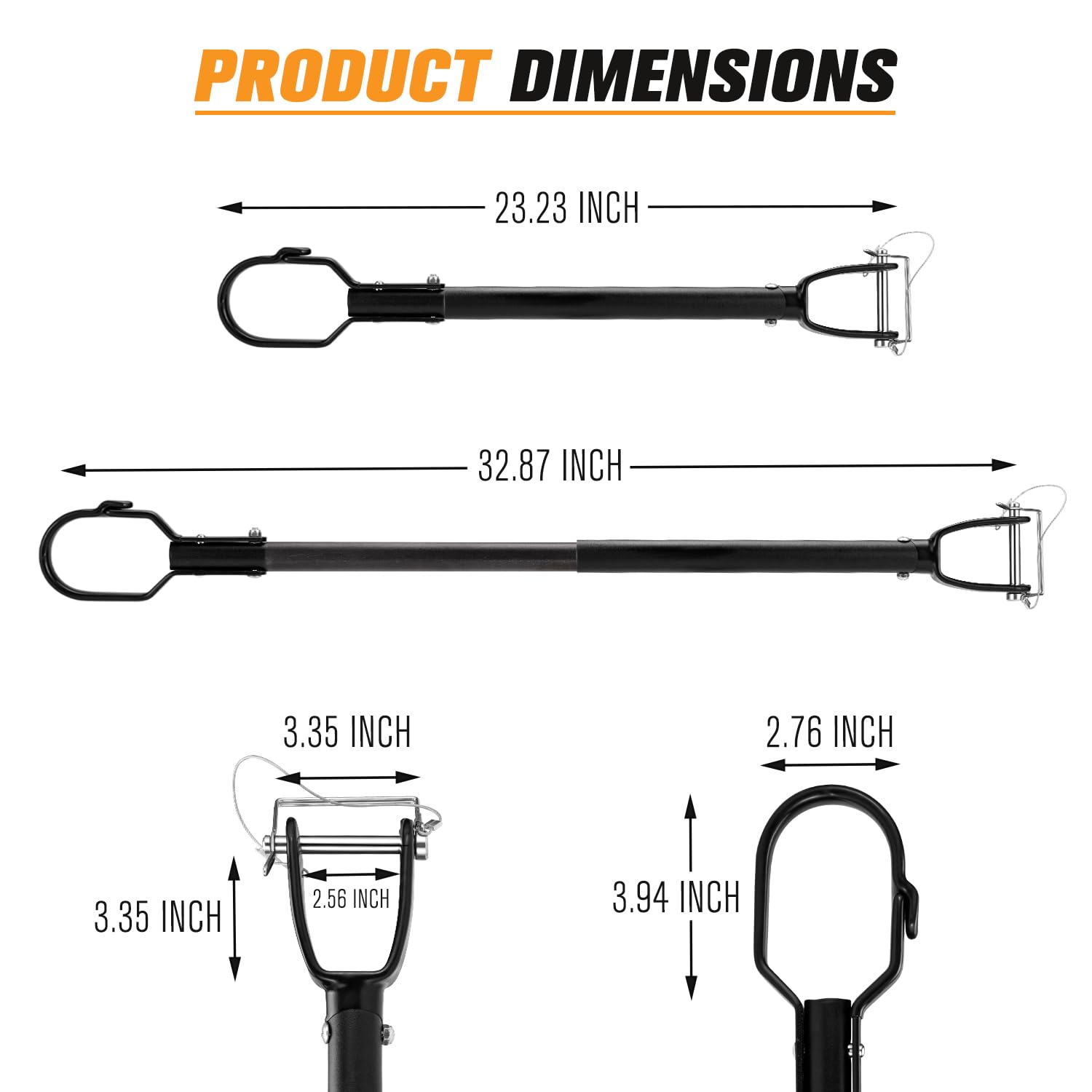 1 Barre (les 2=30) adaptateur de cadre vélo pour porte-vélos - Équipements vélos