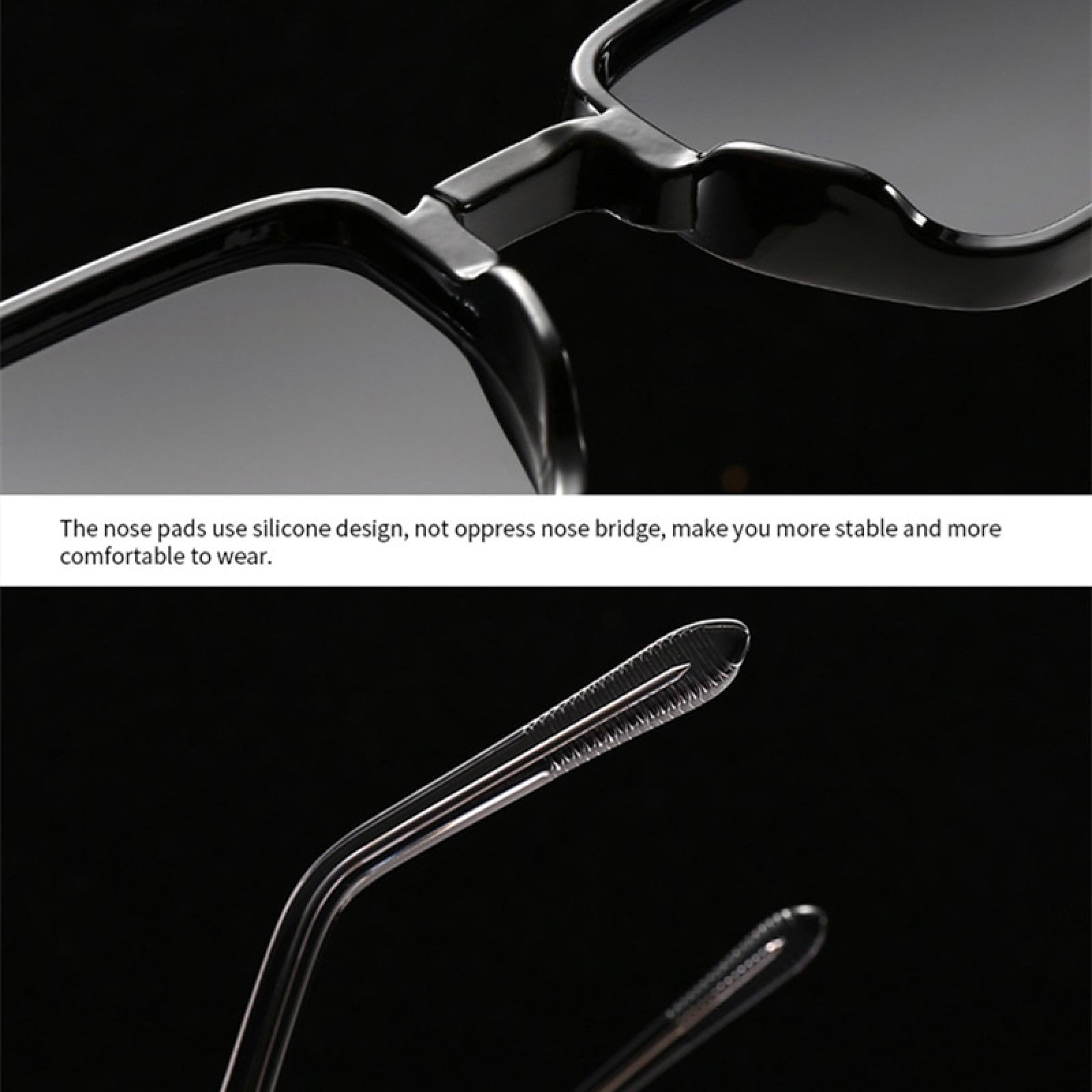 Gafas de sol pequeñas de moda populares para mujer, con remaches retro para hombre, con protección UV400 y degradado.