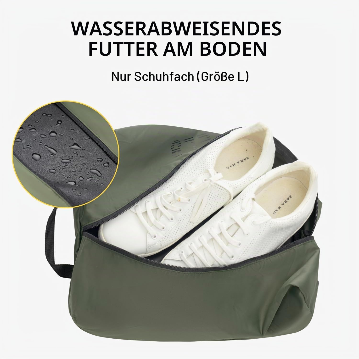 LEVEL8 Packing Cubes Set 6-teilig Erweiterbar,Koffer Organizer Kleidertaschen mit Reißverschluss,Packwürfel mit Kompression,Grün