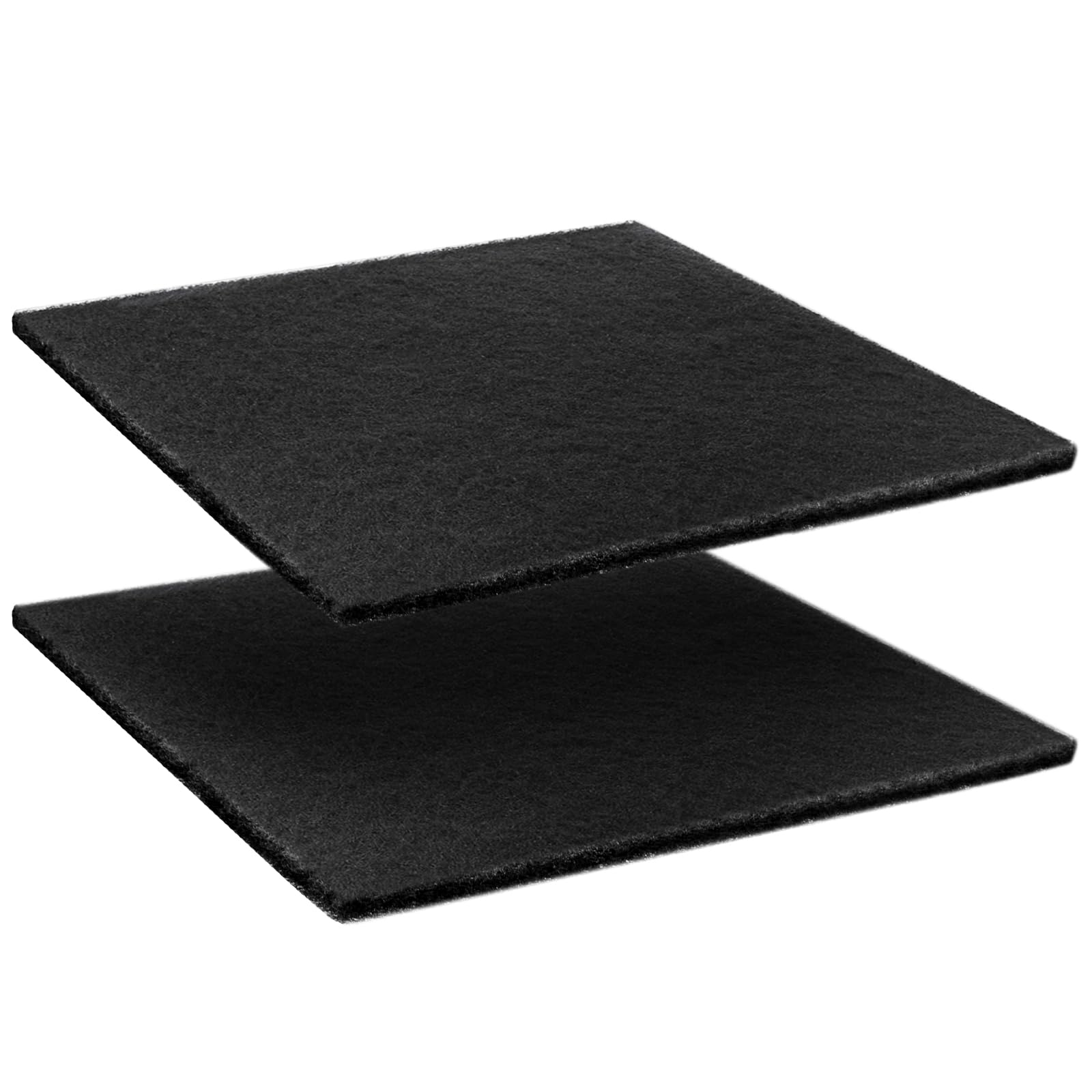 22''Oil Drain Splash Pad, Square No Splatter Pad Fit Most Oil Drain Anti Splash Oil Drain Mat, Oil Pan Splash Pad fit for Car Changing Oil Transmission Drain Pan, Black (2 Pack)
