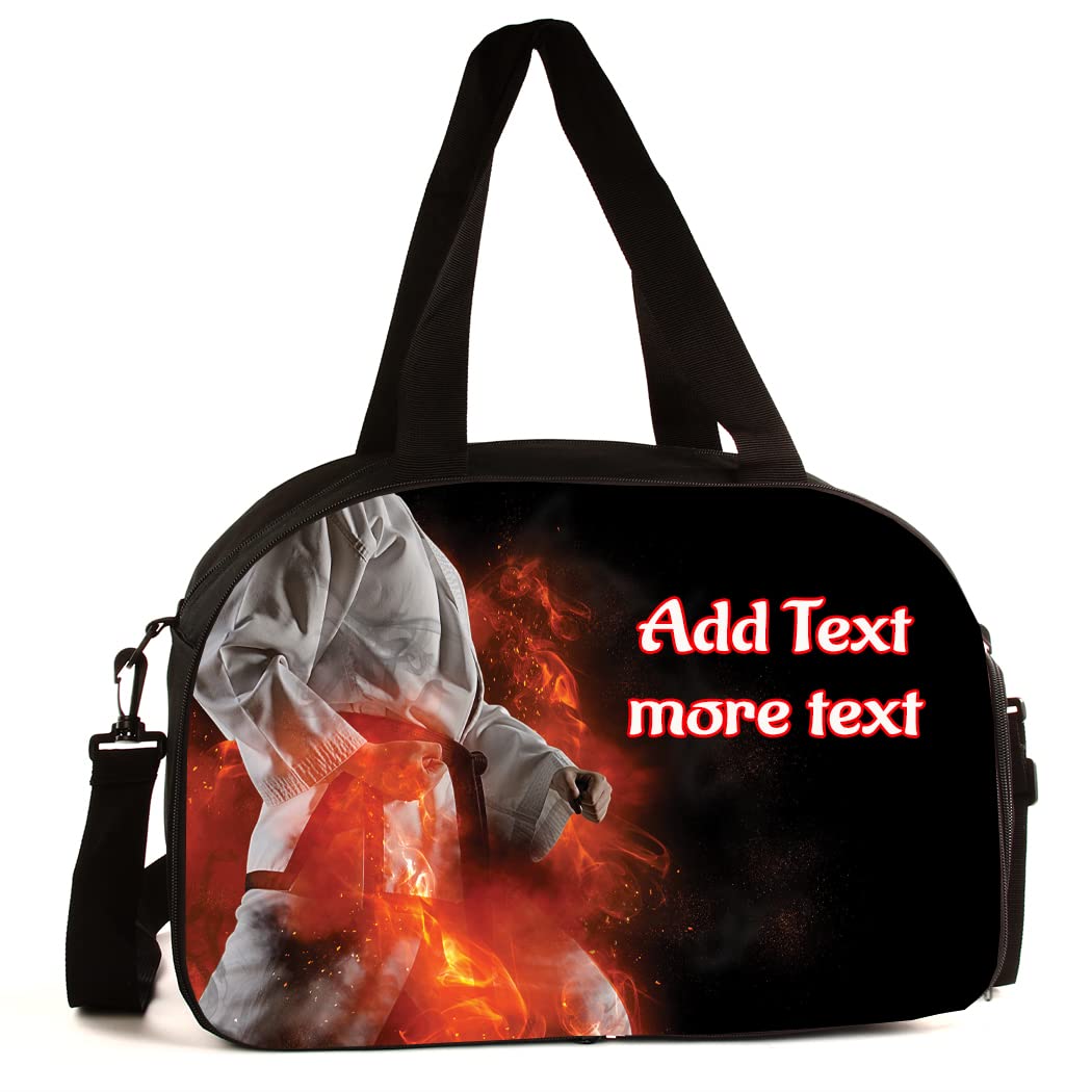 Sport Gym Duffel Bag Personalized Customized - Martial Arts 17"