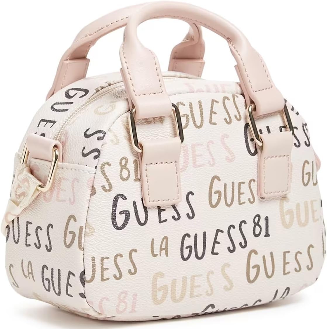 GUESS Factory Mini Faux-Leather Logo Satchel