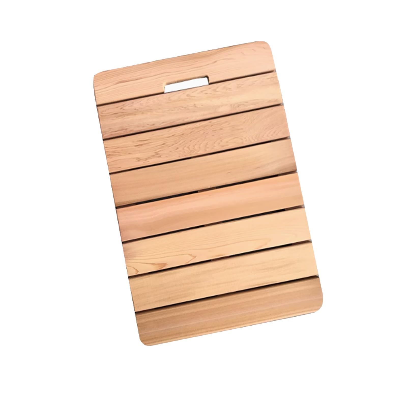 Pedana Doccia Legno Antiscivolo Doccia, Tappetino Vasca Antiscivolo Tappeto Doccia Quadrata Pedana Doccia Esterna per Giardino Sauna Piscina Vasca Antibatterico e Antimuffa(Dark color,30cmx50cm)