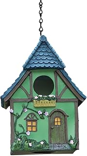 Bird Houses for Outside Clearance,Hang Bird Houses for Outside Clearance | Bird Houses Outside Hang, Hummingbird House, Parrot Birdhouse for Garden Courtyard Balcony Lawn Jikiaci