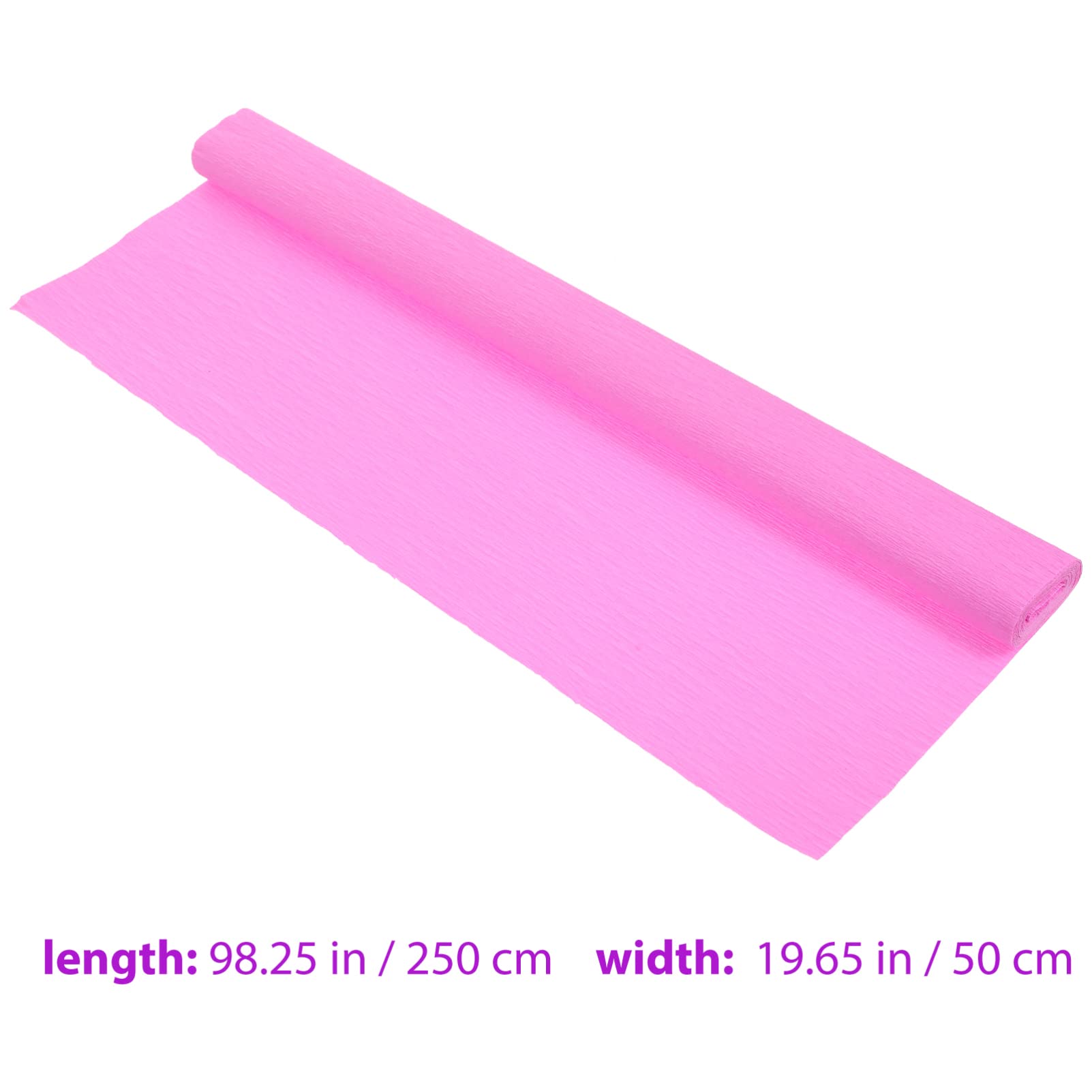 KONTONTY Floral Crepe Paper Rolls 180g Italian Stretch Wrapping Paper DIY Craft for Wedding Decor