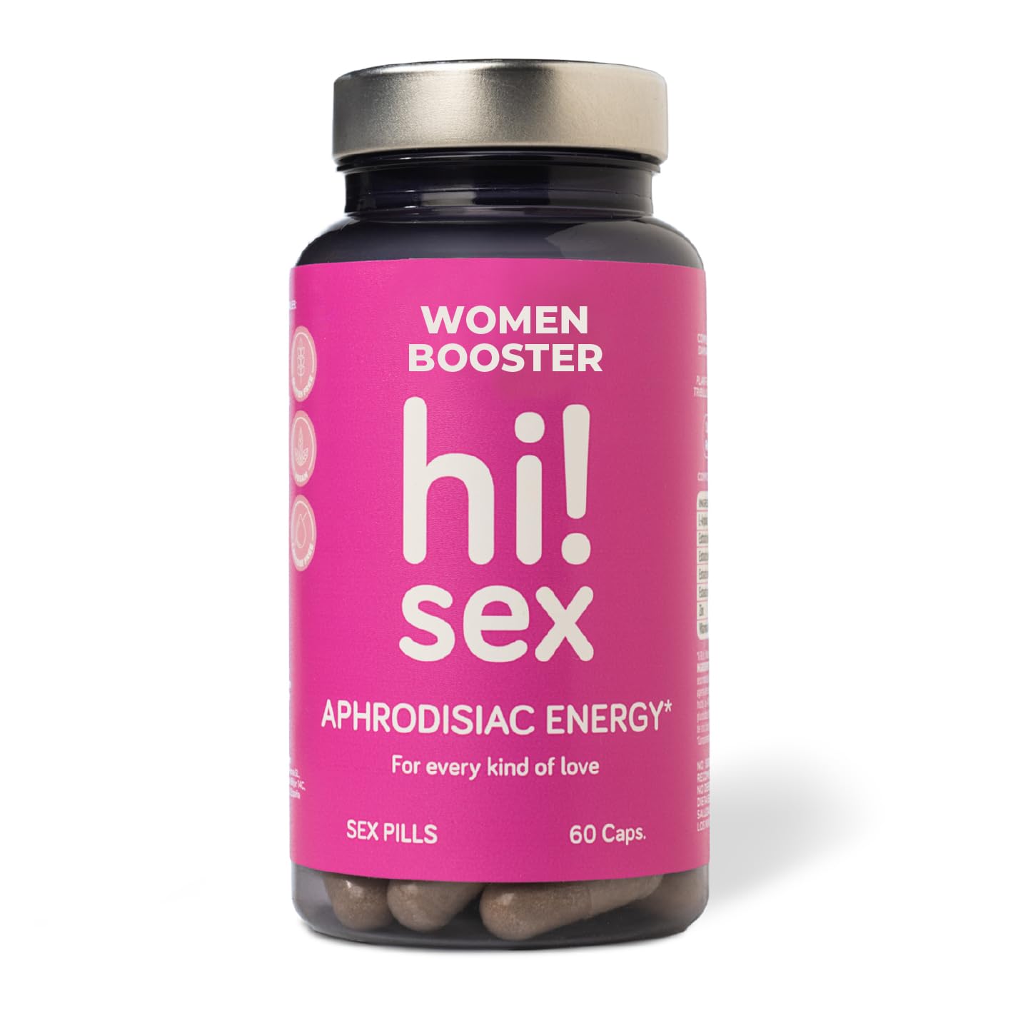 Suplemento Libido Mujer - Fórmula con Maca, Tribulus, L-Arginina y Ginkgo, Apoyo al Deseo Femenino, Energía y Confianza. Ayuda al Balance Hormonal - 60 Cápsulas