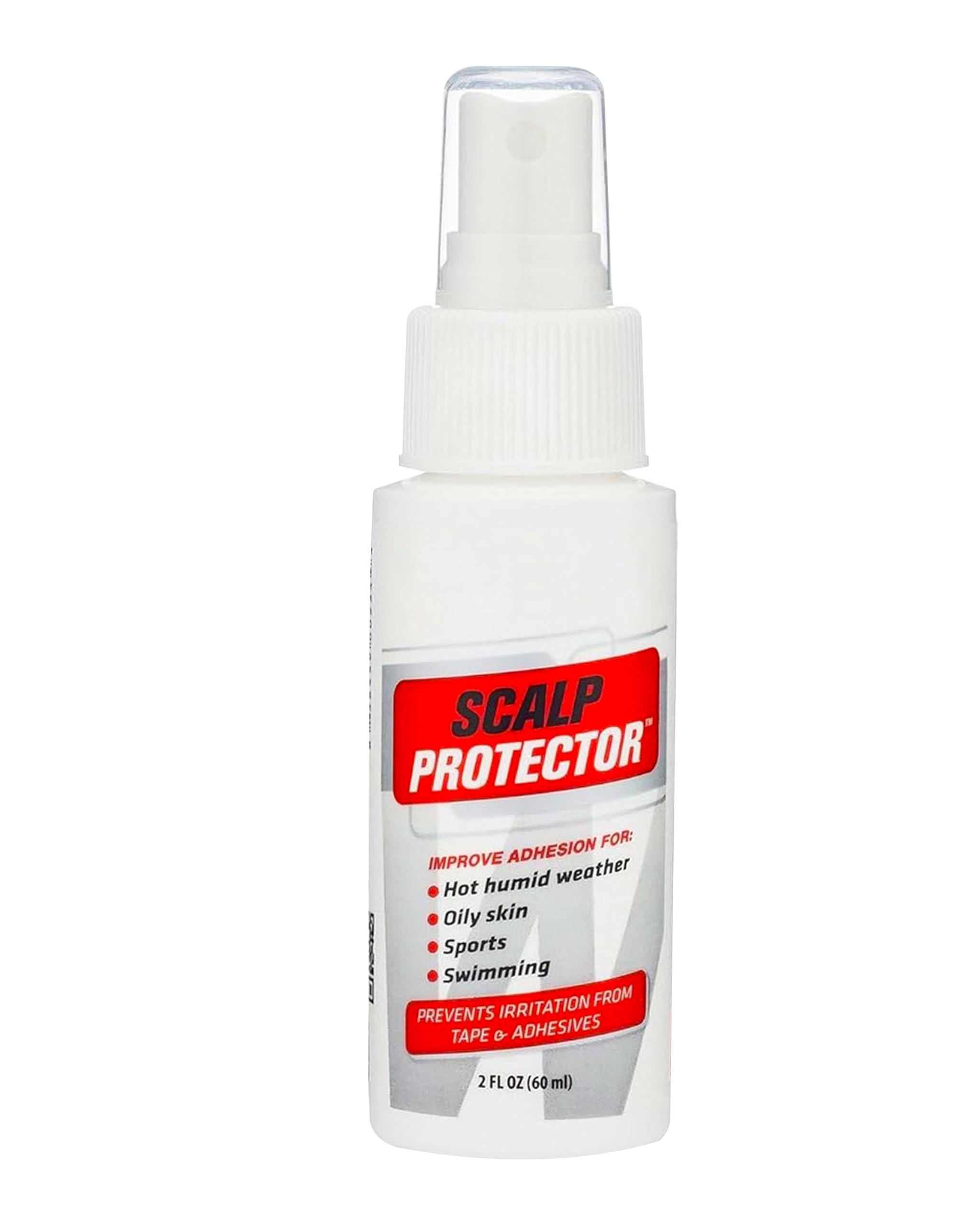 scalp protector spray for hair patch & wigs — prevents irritation from wig & patch adhesives — long lasting & non allergic — anti-itching & anti-bacterial — 60ml