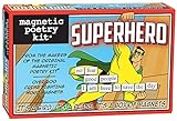 Magnetic Poetry - Superhero Kit - Words for Refrigerator - Write Poems and Letters on The Fridge - Made in The USA