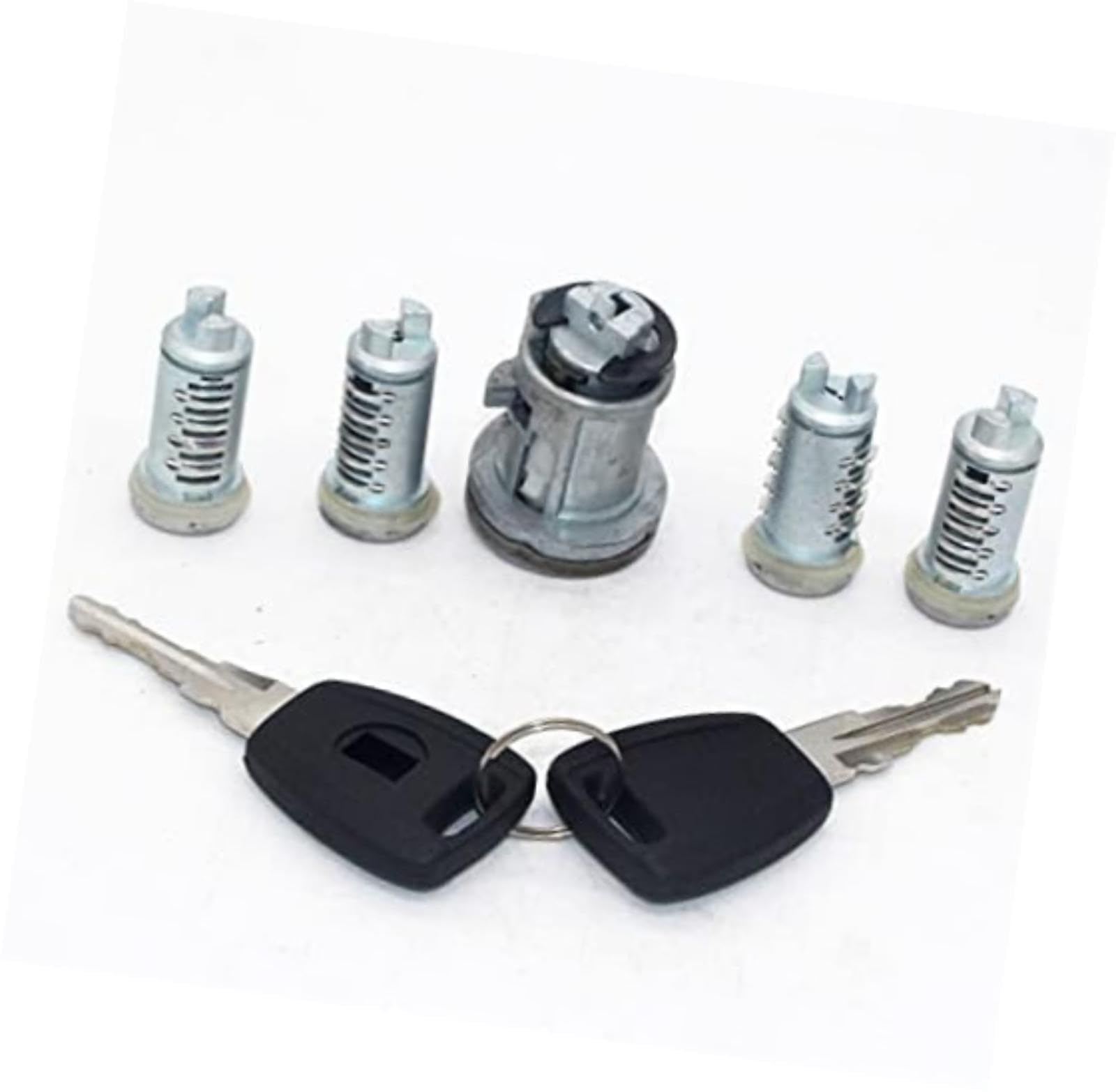 5 sztuk kompletny zestaw zamek bagażnika z GT15R, do cylindra z kluczami ostrzowymi, do fiata, dla Punto, do Pandy, dla Stilo 2001-2010 3040Z-10 zespół zamka drzwi