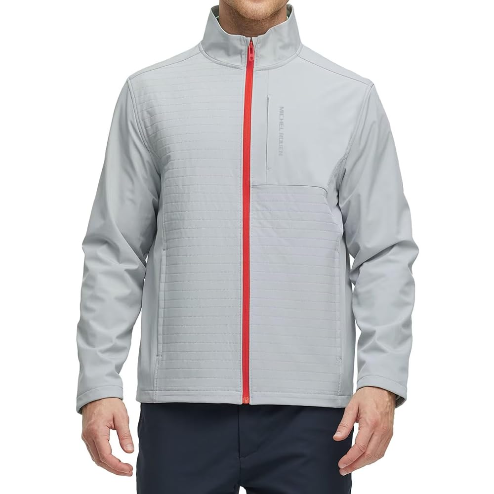Rouen Mens Golf Jacket with Zipper Pockets Waterproof
