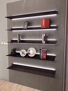 Amazon|壁掛け棚 壁掛け式発光棚 LED 温光ライト付き 1.12V 多用途 Amazon|壁掛け棚 壁掛け式発光棚 LED 温光ライト付き 1.12V 多用途