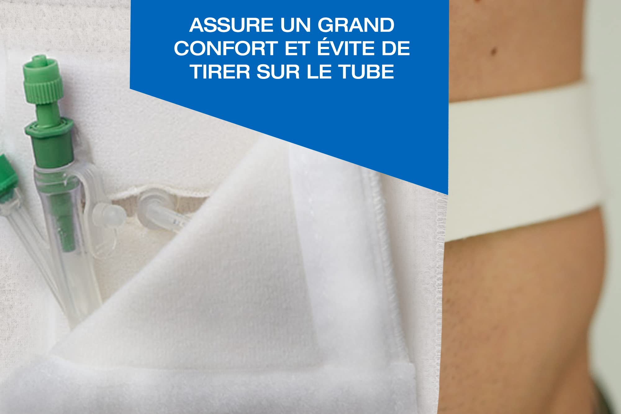 Ceinture porte-tube G de Pill Mill - Conçue pour fixer différents types de tubes d'alimentation médicaux (tube PEG, tube G, tube J, PD et autres)