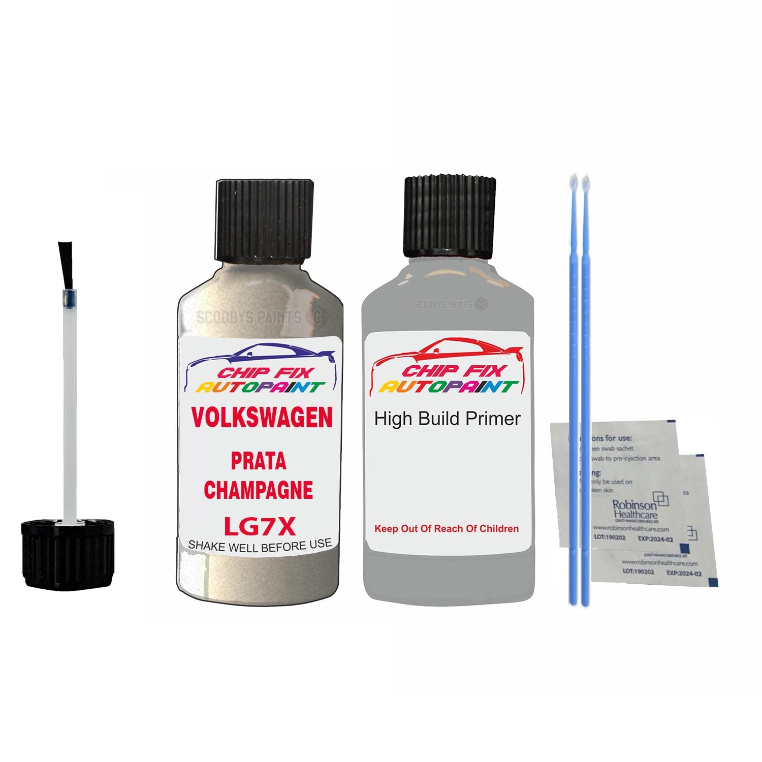 Scoobys Paints Back In The Mix Prata Champagne Lg7x Compatible With Volkswagen Golf Car Touch Up Paint