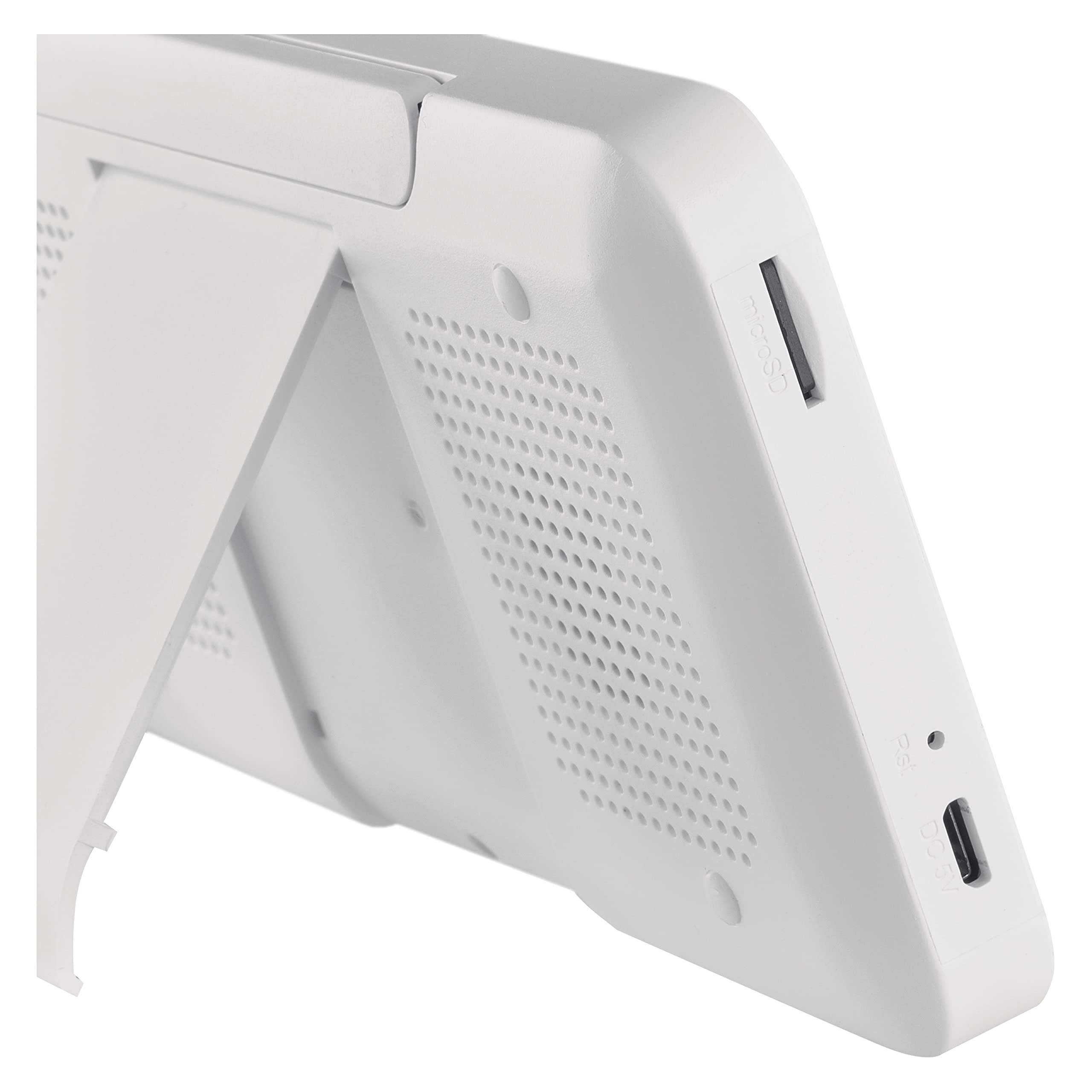 EMOS GoSmart Babyphone IP-500 Guard con monitor LCD da 5" e batteria da 3000 mAh, Wi-Fi e app, girevole, messa a fuoco, audio a 2 vie, visione notturna IR, sensore intelligente e funzioni di